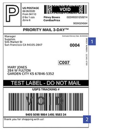 How to create custom shipping labels?