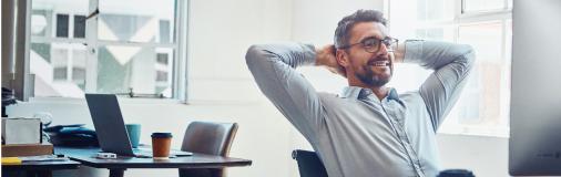 man in office managed services man in office managed services