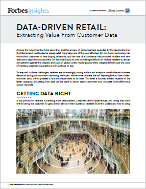 Forbes Insights Data-Driven Retail Cover