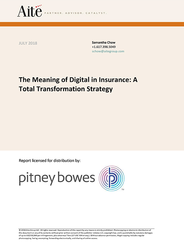 The meaning of digital in insurance: A total transformation strategy