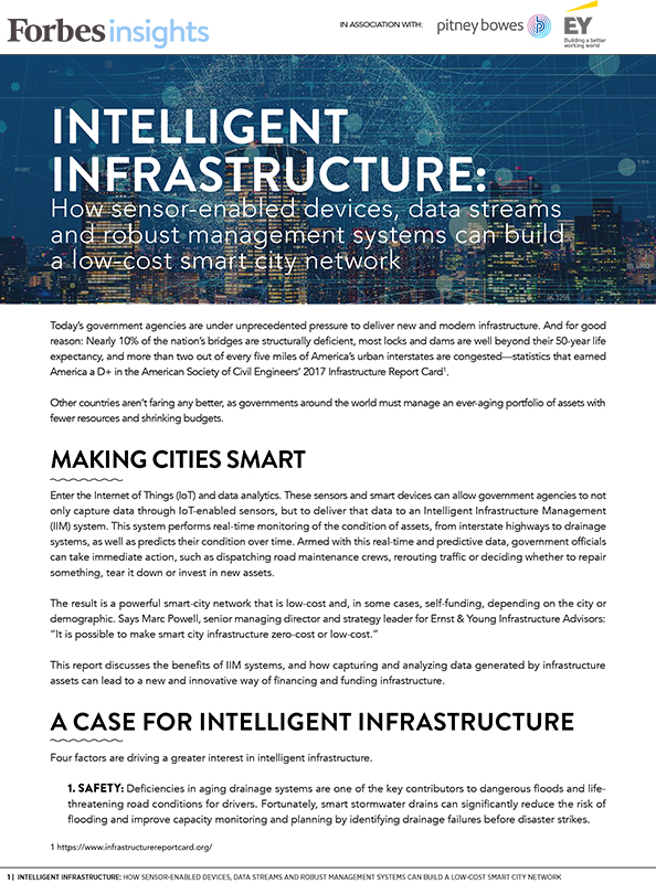 Intelligent Infrastructure Forbesinsights cover