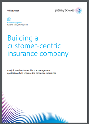 Cover page for the white paper Building a customer-centric insurance company