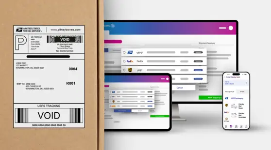 PitneyShip works on desktop, tablets and mobile devices