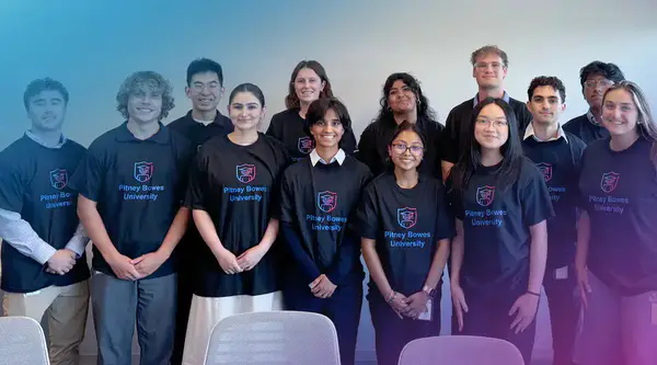 Pitney Bowes interns