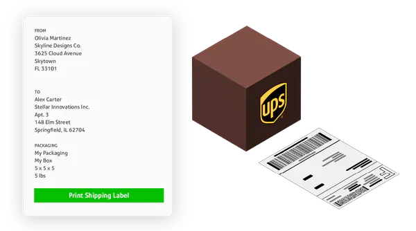 Print UPS labels