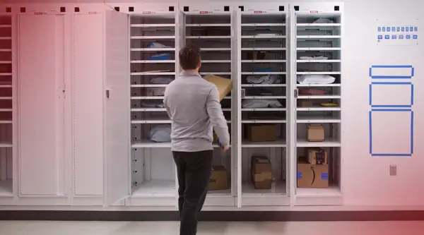 rear-loading locker