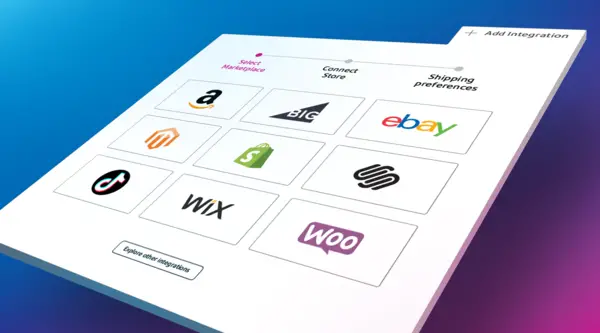 Shipping 360 marketplaces