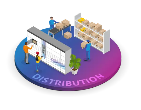 Distribution illustration