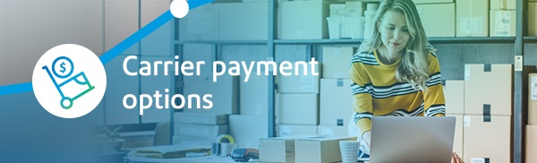 Carrier payment options