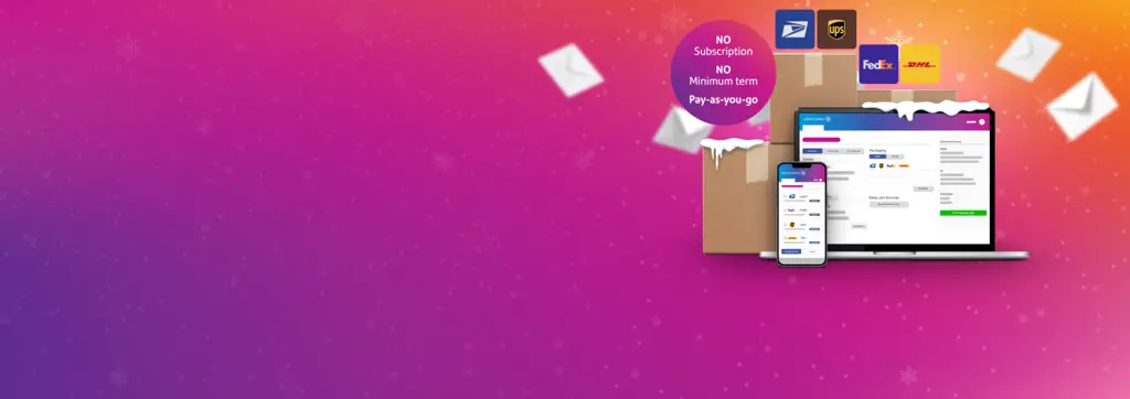 Shipping Software dashboard