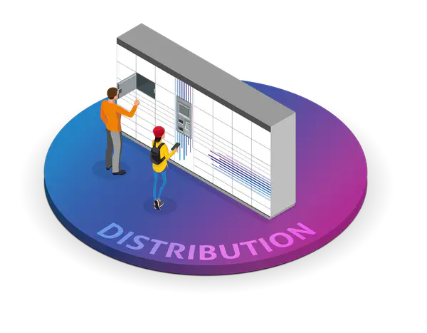 Distribution illustration