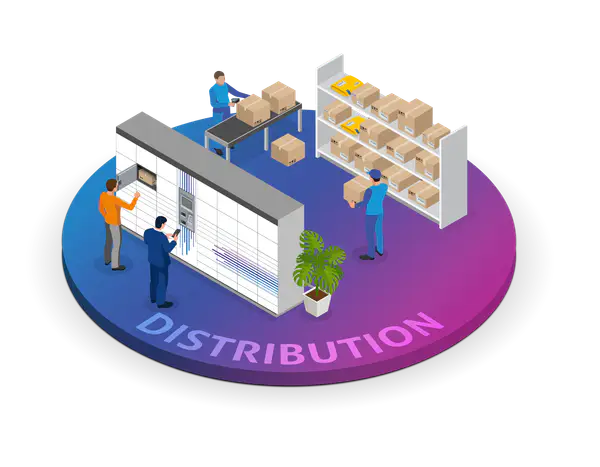 Distribution illustration