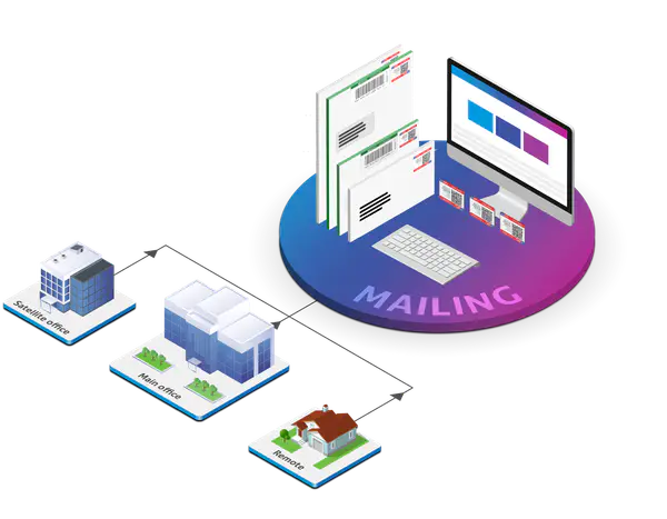 mailing illustration