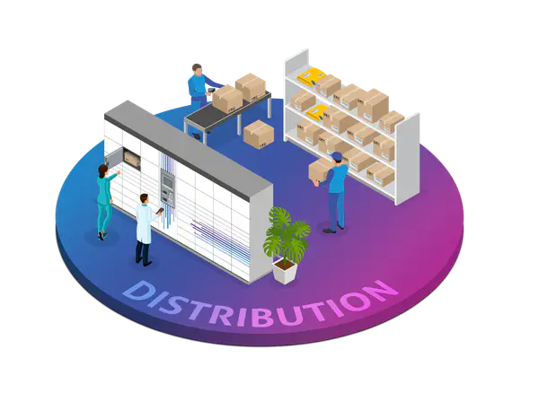 Distribution illustration