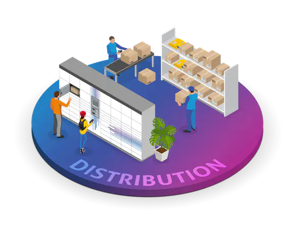 Distribution illustration