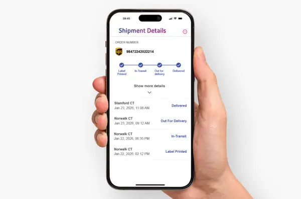 PitneyShip Pharmacy mobile dashboard