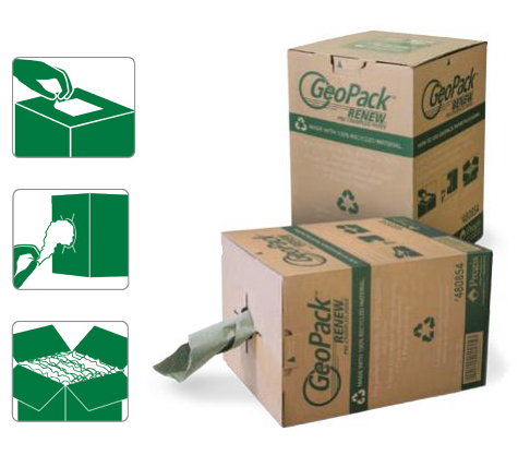 Green Recycled Geo Pack Paper - 12