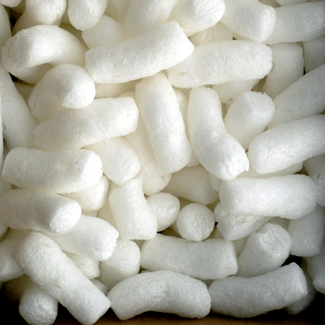 1/Each White 7 Cubic Feet Caja Shipping Environmentally Friendly Loose Fill