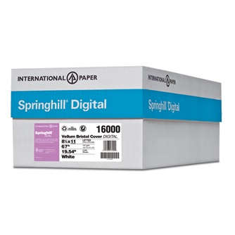 Springhill® Vellum Bristol Digital Canary 67 lb. Card Stock 11x17