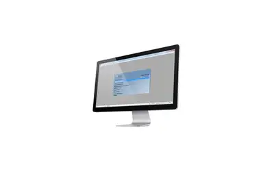 business-manager window display on a screen