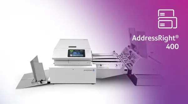 AddressRight 400 with full-color envelope samples