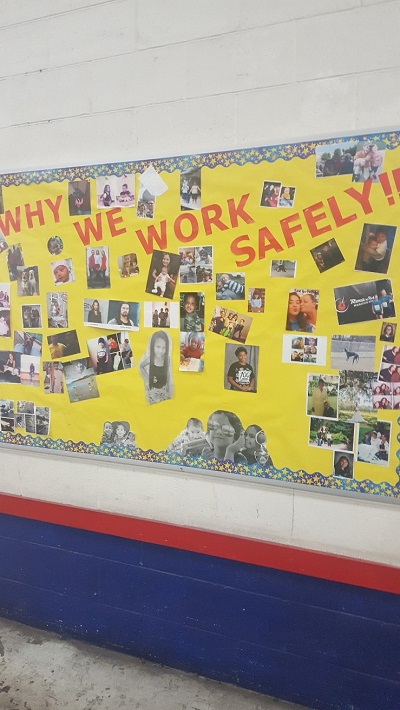 why we work safely sign