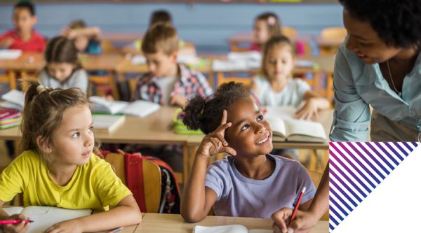Student in a classroom