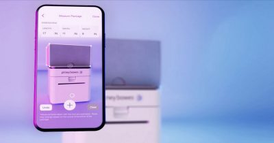 PitneyShip Cube and app screen