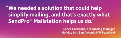 Quote from Lance Cornelius, Accounting Manager