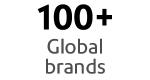 100plus global brands logo
