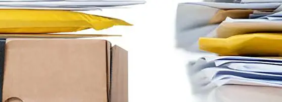 boxes, padded envelopes and envelopes