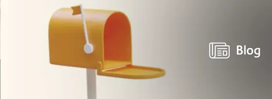 an open mailbox