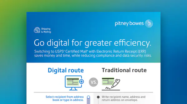 Go digital for greater efficiency - infographic