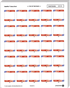 SendPro Online Stamp Sheets