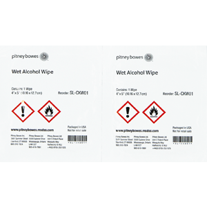 Image for Wet Alcohol Wipes - Pack Of 50