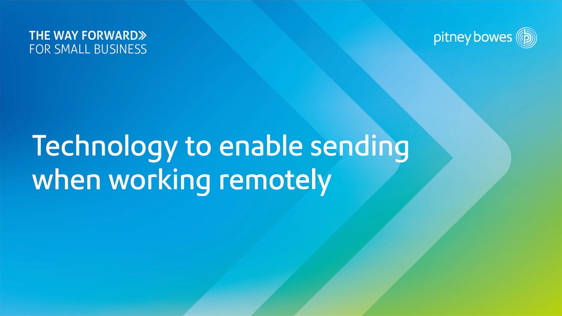 Technology to enable sending when working remotely