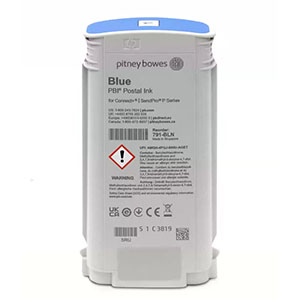 Pitney Bowes Frankierfarbe - Blau - SendPro™ P/Connect+® Serie (High Capacity)