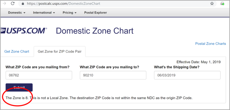 Ups Zip Code Chart