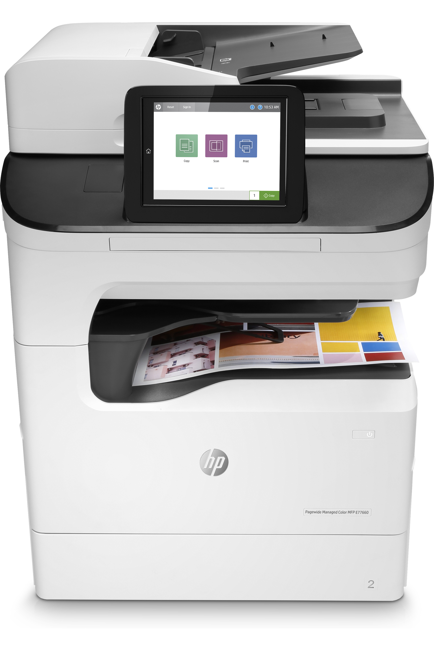 HP Pagewide Managed Color MFP E77660dn, and E77660dns